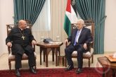 الرئيس عباس يهنئ مطران الكنيسة الانجيلية اللوثرية في فلسطين والأردن باستلام مهامه