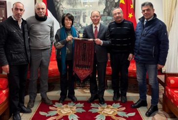 وفد الجبهة الديمقراطية يلتقي السفير الصيني في فلسطين