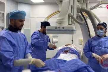 مستشفى القدس بغزة ينجح بإجراء تدخل قسطري دماغي معقّد لمصاب جراء الحرب