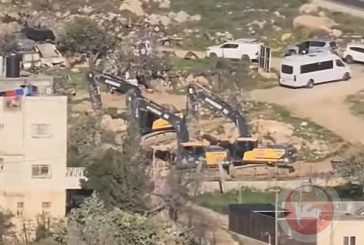 فيديو- قوات الاحتلال تهدم عمارة سكنية في مدينة الخليل
