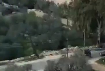 سقوط شظايا قذائف صاروخية في أربع مناطق بالضفة