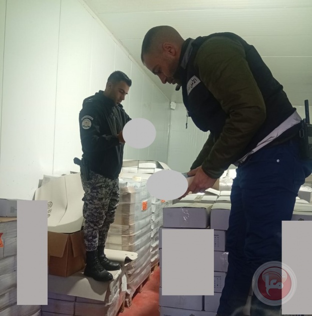 ضبط نحو 24.5 طن جبنة صفراء مستوردة منتهية الصلاحية في تفوح