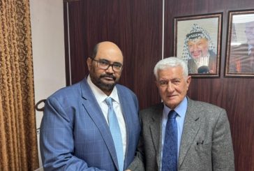 بعد طلب إسرائيل مغادرته.. عباس زكي يودّع سفير جنوب أفريقيا لدى دولة فلسطين