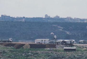 مستوطنون يخربون غرفة زراعية ويسيجون 500 دونم غرب سلفيت