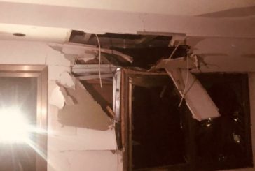 صور-اضرار باحد المنازل جراء سقوط شظايا صاروخ ببلدة بديا