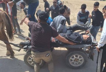 ستة جرحى بغارة على دير البلح وشهيد متأثر باصابته بخان يونس