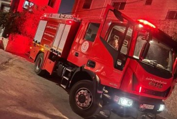 إطفائية بلدية الخليل تخمد حريقين في منزل وحقل اعشاب
