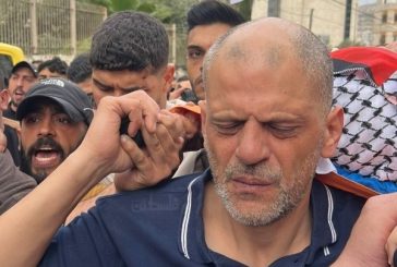تشييع جثمان الشهيد نايف سمارو في نابلس