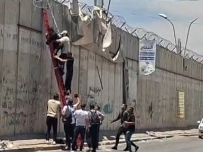 اصابة شاب برصاص الاحتلال قرب الجدار في بلدة الرام
