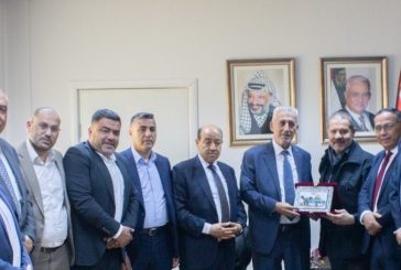 هيئة التقاعد الفلسطينية تستقبل الممثل الخاص لفخامة الرئيس محمود عباس حفظه الله السيد ياسر عباس