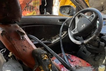 شهيد وأربع اصابات بقصف سيارة بحي الرمال بغزة