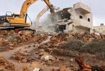 الاحتلال يهدم منشأتين وكشكاً تجارياً في حوسان غرب بيت لحم